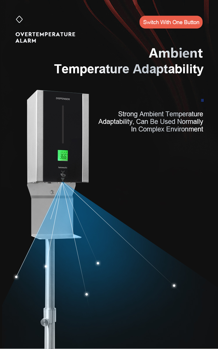 Thermometer And Saniziter Kiosk